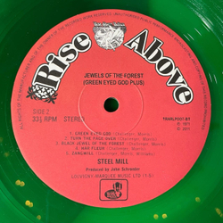 Винтажная виниловая пластинка LP Steel Mill Jewels Of The Forest (Green Eyed God Plus) (UK 2011) (Green Vinyl)