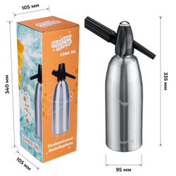Сифон для газирования воды MasterWhip 1л.