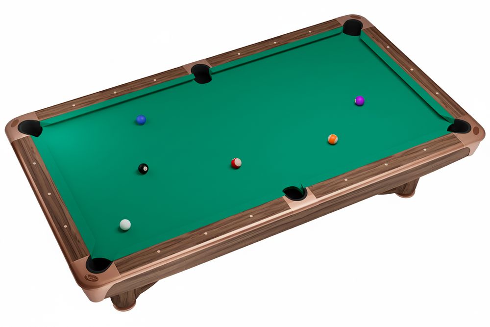 Бильярдный стол для пула Dynamic Billard "Dynamic 3" 9 футов Modern Brown с плитой