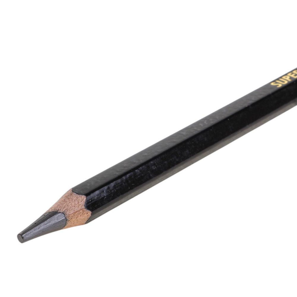 Набор ч/г карандашей разной степени твердости/мягкости, 12 штук