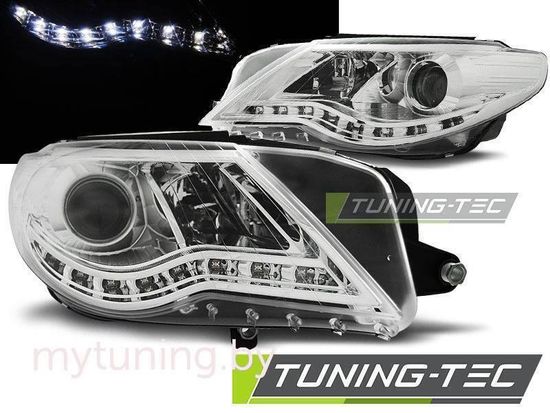 Передние фары DAYLIGHT CHROME для VW Passat СС