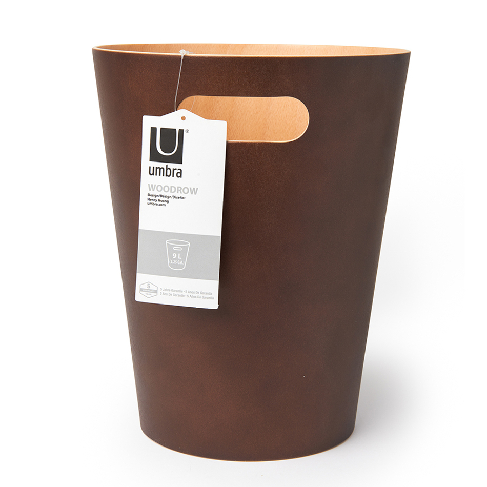 Корзина для мусора Woodrow эспрессо, Umbra