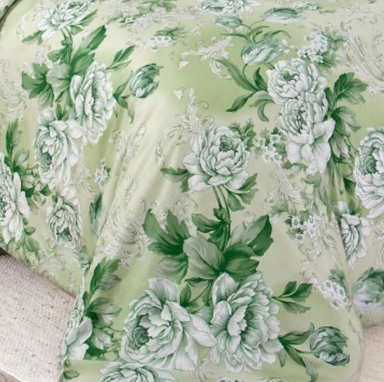 Семейный комплект постельного белья Белый сад перкаль