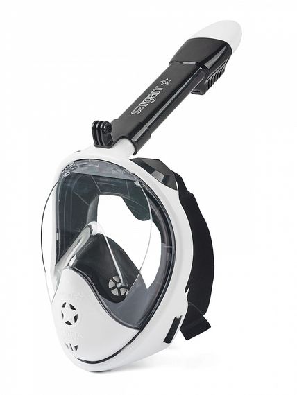 Маска полнолицевая Sargan Планета океан 2.0 белый/черный/черный