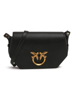 кожаная сумка через плечо love click exagon classic vite Pinko - черный(100073 A0F1)