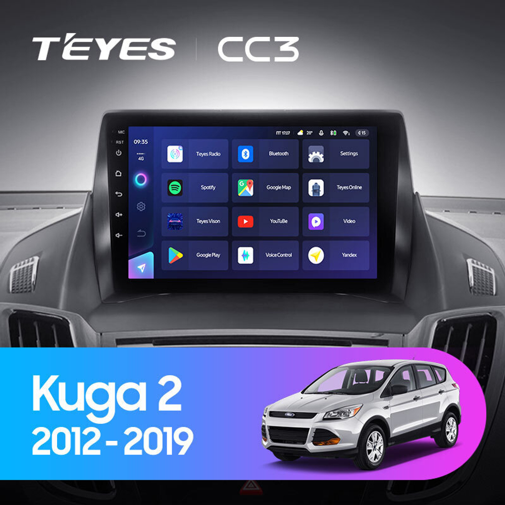 Teyes CC3 9" для Ford Kuga 2012-2019