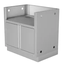Тумба-основание газового гриля Broil King Regal 520/570 Bi с отсеком для баллона и двумя дверцами, нержавеющая сталь, 90x103х61 см, Ontario, KuhniGrill