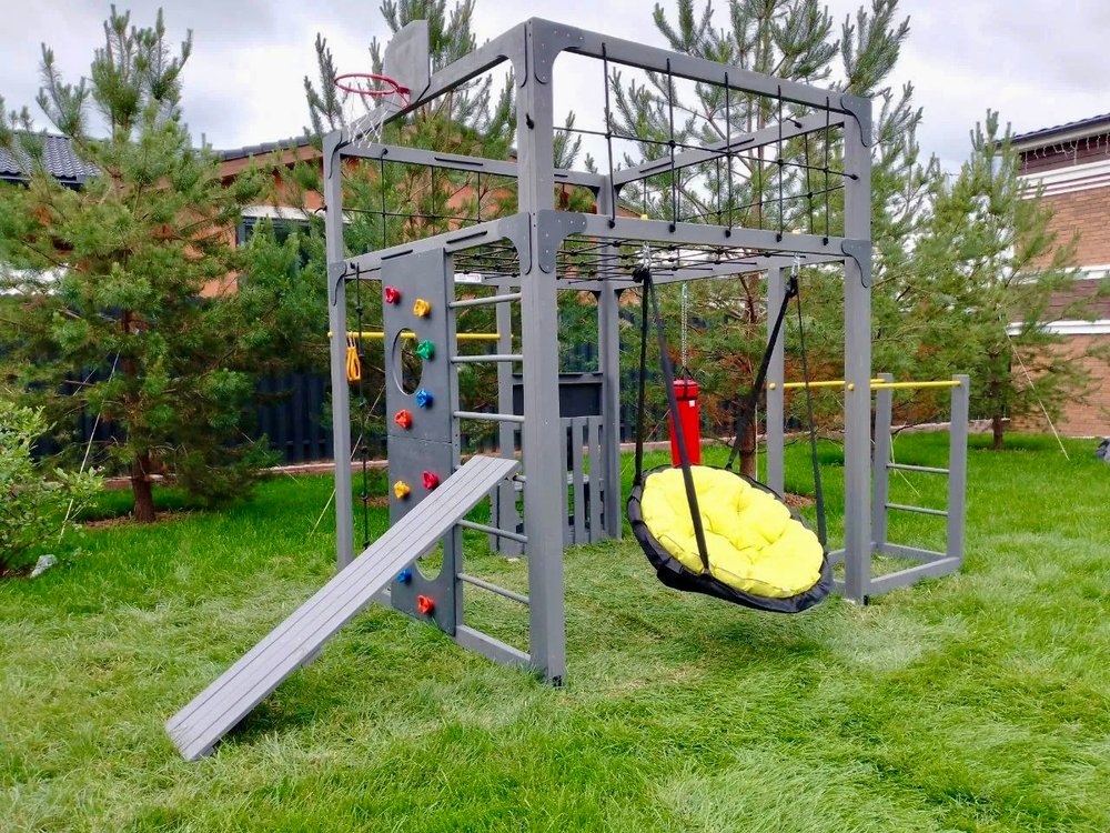 Детская площадка Савушка КУБ-1 (Серый)