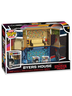 Набор Funko Bitty POP! Bitty Box Stranger Things Byers House +2 Bitty POP! Upside Down Will, Eleven w/Goggles 85534