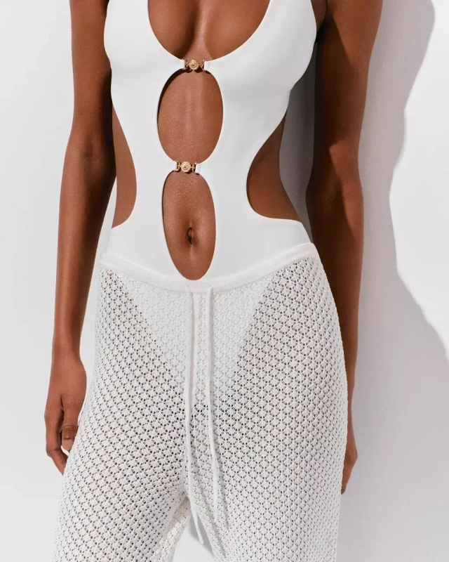 Брюки Crochet, Белые