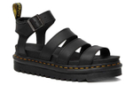 Dr.Martens Wmns Blaire Hydro Leather Strap Sandal "Black" Women"s