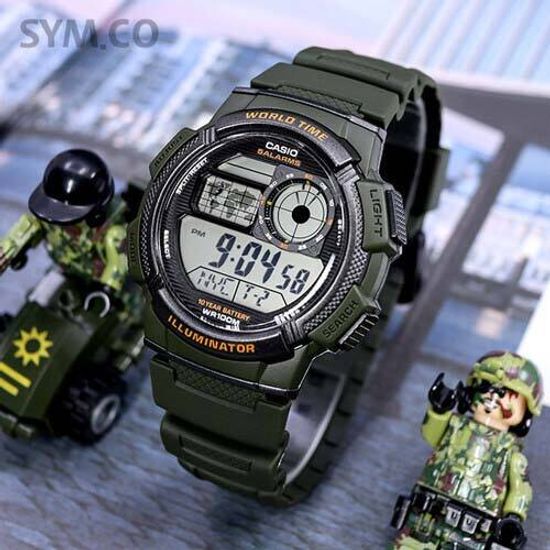 Электронные наручные часы Casio AE-1000W-3A