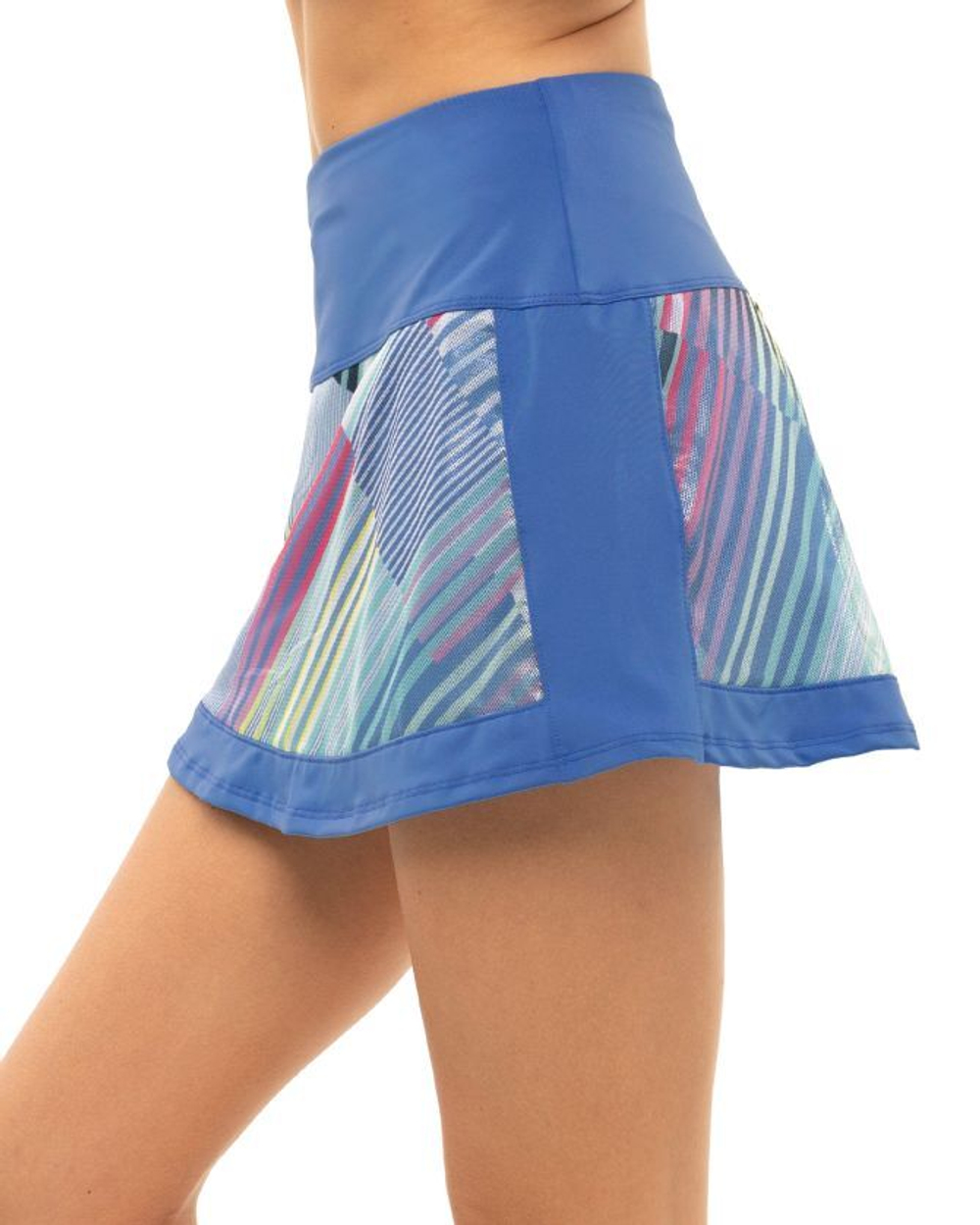 Теннисная юбка Lucky in Love Count Me In Long Sheer Genius Skirt - blue marine