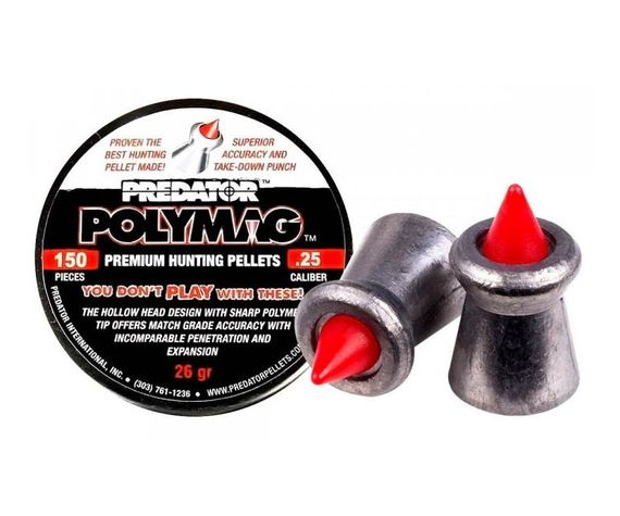 Пули JSB Predator Polymag 6,35 мм, 1,68 г (150 штук)