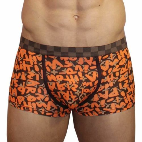 Мужские трусы хипсы оранжевые Louis Vuitton