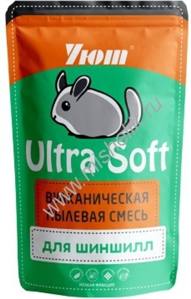 Вулканическая смесь УЮТ Ultra Soft для купания шиншилл 0,73 л