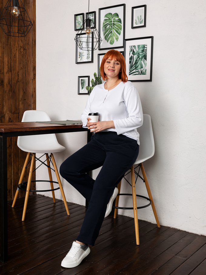 Брюки Бф-023/темносиний