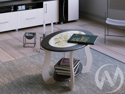 СТЕКЛО для СЖ-6 ФОН с рисунком (бежевое)