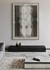 Постер Internal 140х100 см, чёрный, серый