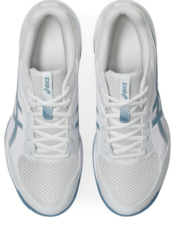 Мужские кроссовки для бадминтона/сквоша Asics Gel-Task 4 - white/saba blue