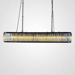 Подвесной светильник Imperiumloft Odeon Clear Glass Black 248522-22