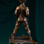 Кабинетная скульптура в Стиле Ар-Деко «Юный лыжник»