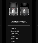 Картриджи Vaporesso XROS УПАКОВКА (в упак. 4 шт.)