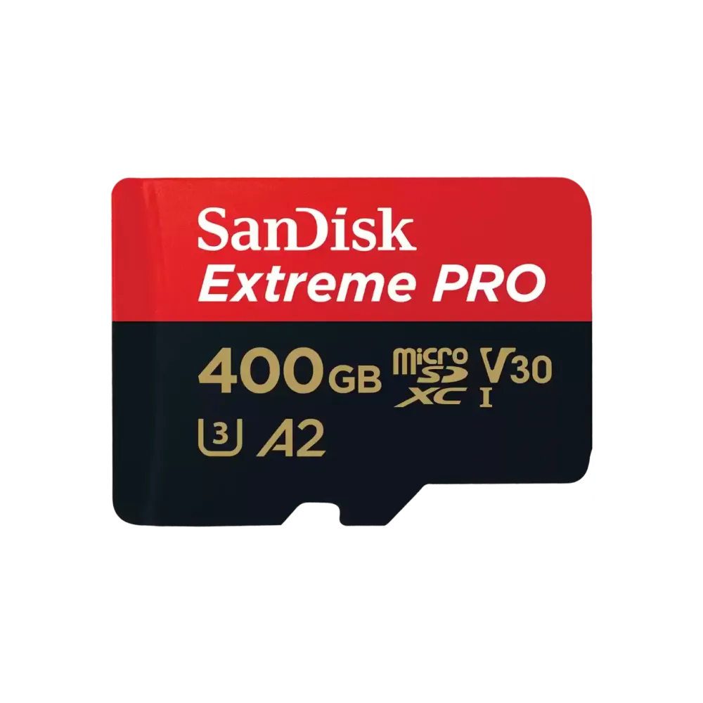 Карта памяти SanDisk Extreme Pro microSDXC 400GB UHS-I U3 V30 A2, R/W 170/90 МБ/с