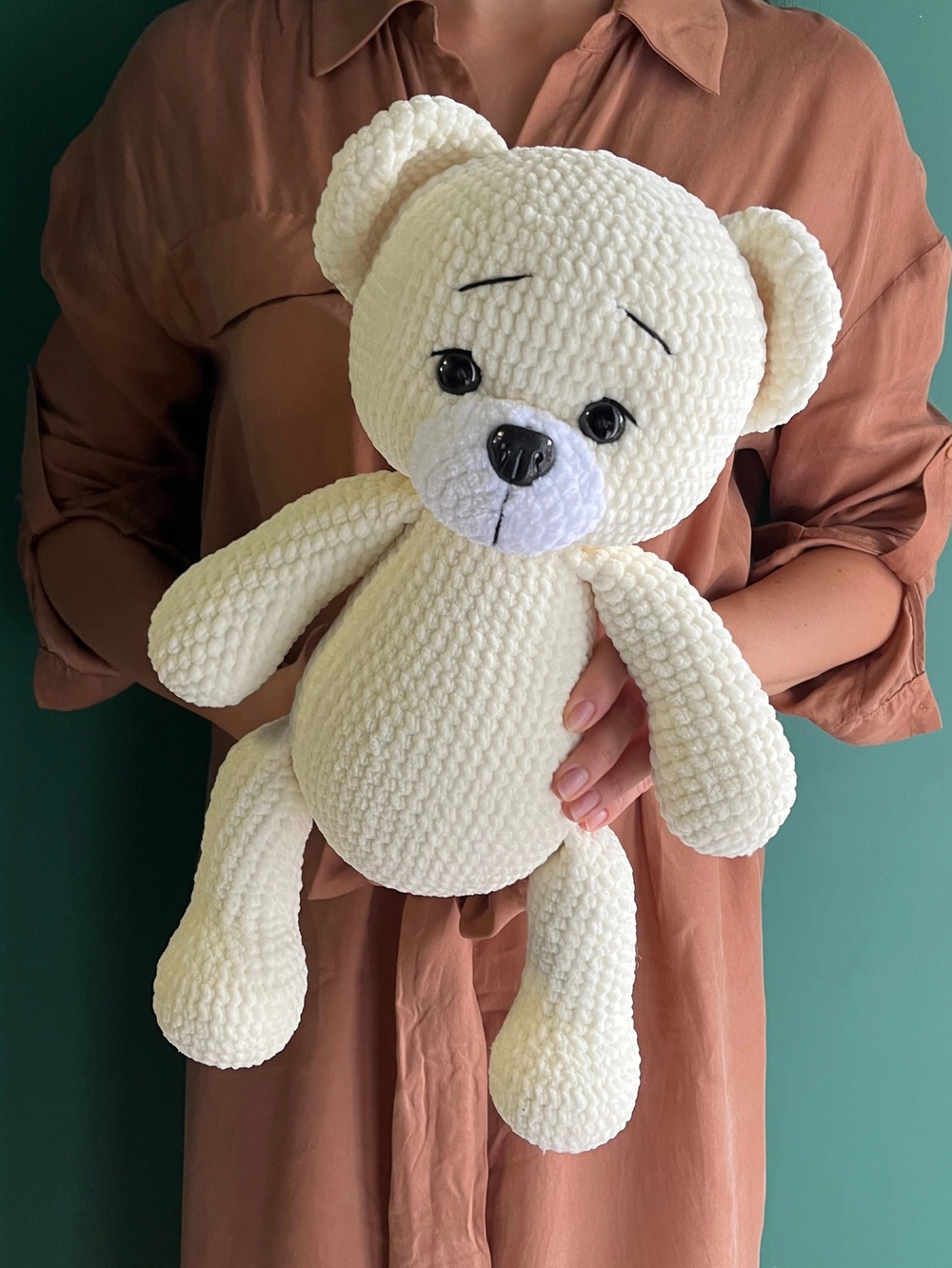 Медведь плюшевый молочный