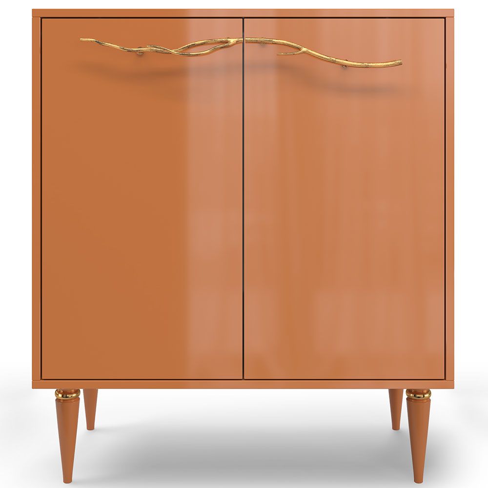 Комод Арт Колор Классик Голд с 2 полками Томленый оранжевый