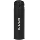 Термос для напитков (термокружка) THEROPOD TP-9102 0.48L черный