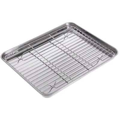 Противень с решеткой 31,5*24,5*2,5см★