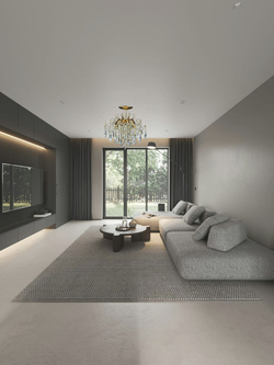 Люстра потолочная на штанге Lanbos Jewel, 5 ламп Е14, 200 Вт, золотая