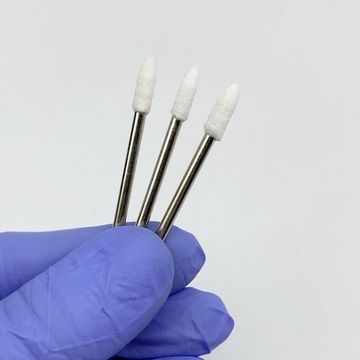 Корундовая фреза, конус (пуля) маленький, белый