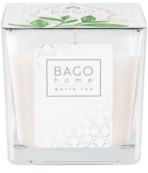 Белый чай, ароматическая свеча, Bago home