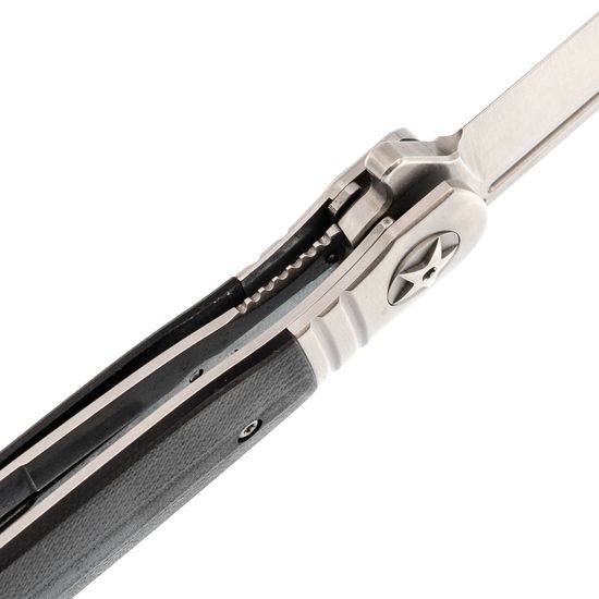 Складной нож REPTILIAN НКВД-03-1 c клинком из стали D2, рукоять микарта