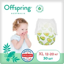 Трусики-подгузники Offspring XL 12-20 кг, 30 шт