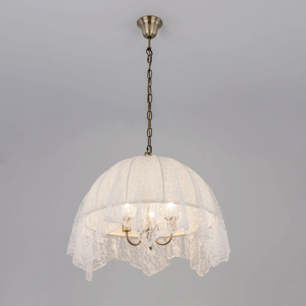 Citilux Базель CL407134 Люстра подвесная с абажуром Кружево