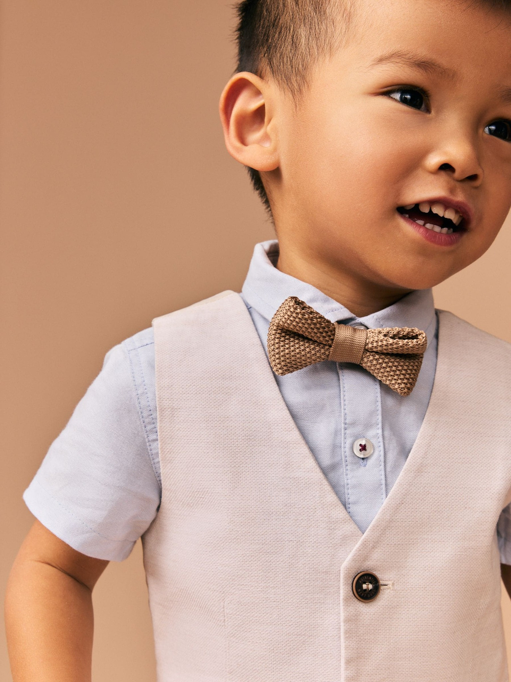 Комплект из четырех предметов для мальчика Next E51-029, Бежевый, Голубой