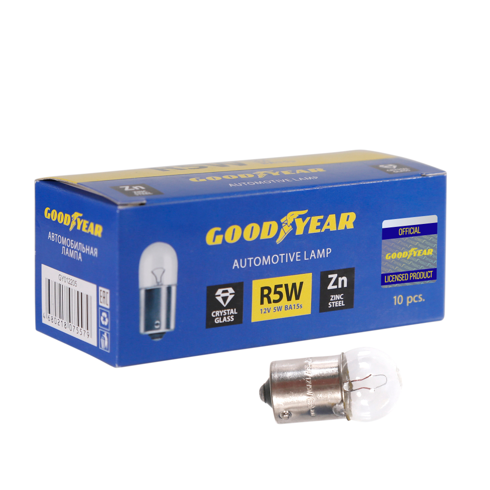 Автолампа 12V R5W Goodyear