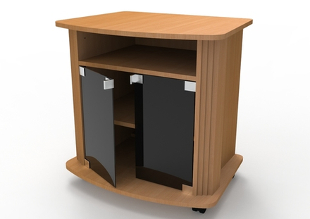 Тумба под ТВ со стеклом Т14