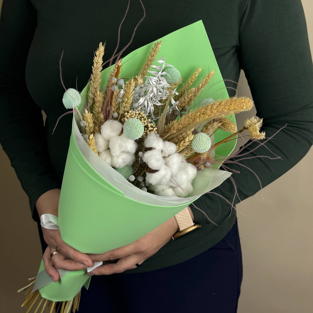 БУКЕТ ИЗ СУХОЦВЕТОВ "СЕВЕРНЫЙ БРИЗ"