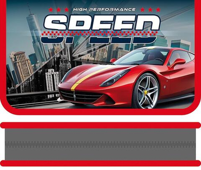 Пенал 1 секц. SOFT 190/115 "Mega auto 2025" (Пчёлка)