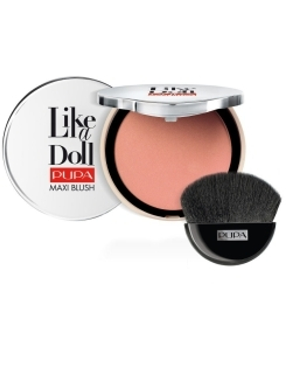 Pupa Тестер Румяна Like A Doll Maxi Blush, компактные, тон №202, Сочный персиковый