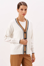 1935 Кардиган женский (молочный / бежевый)