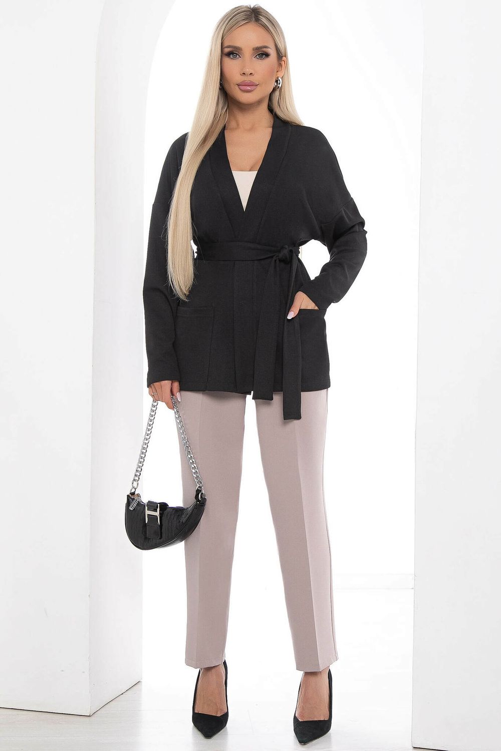 Кардиган "Анника" (черный) Б9014 LT Collection