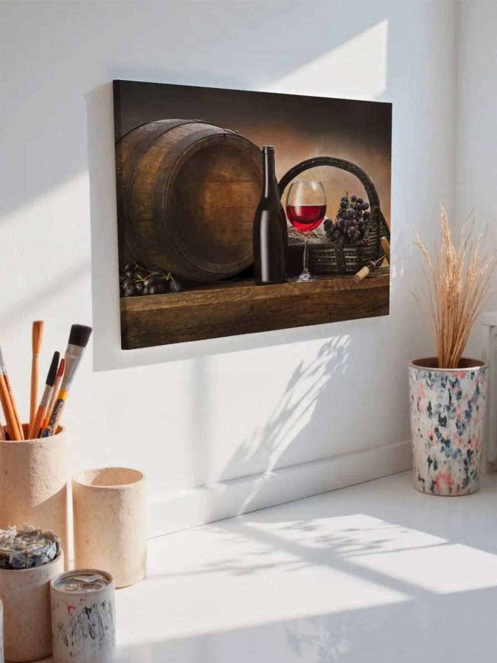 Картина на стену 40 X 50 Натюрморт вино