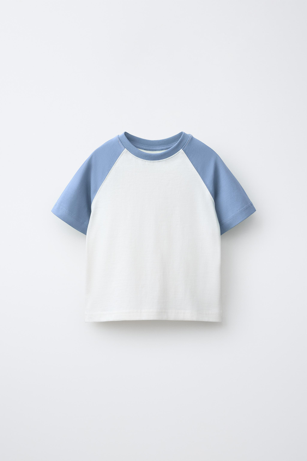 ZARA ФУТБОЛКА РЕГЛАН, СИНИЙ
