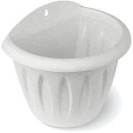 Кашпо настенное пластиковое 1л d-16см «Фелиция» мрамор С120М