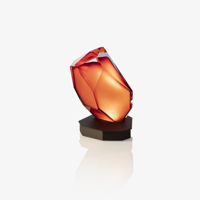 Настольная лампа LASVIT Crystal Rock red